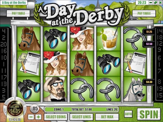 Free Slots 247 image of A Day at the Derby