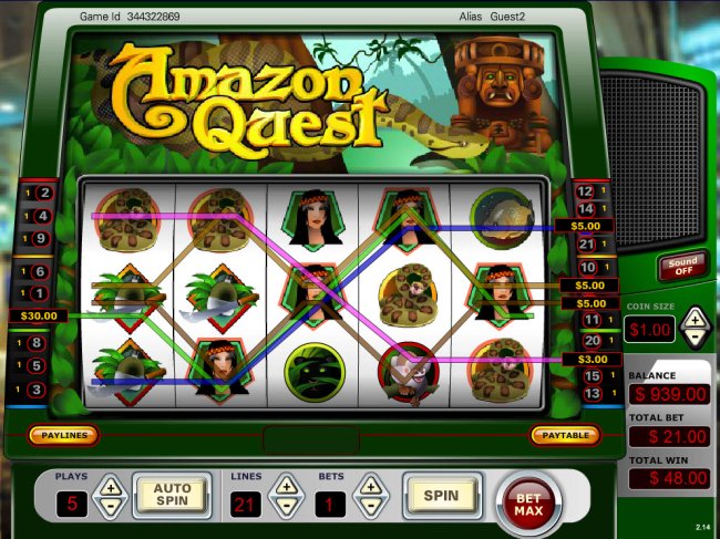Amazon Quest by Free Slots 247