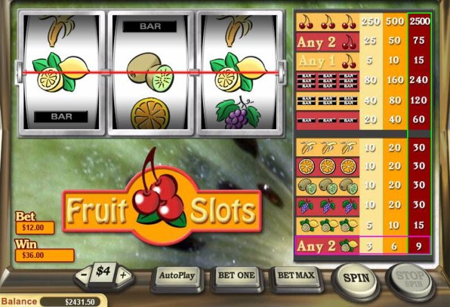 Images of Fruit Slots