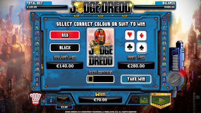 Free Slots 247 image of Judge Dredd
