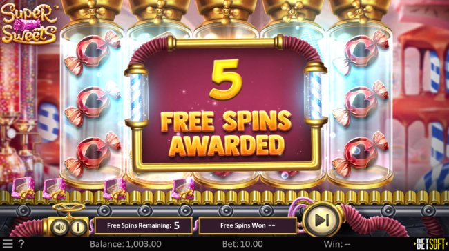 Free Slots 247 - 5 Free Spins Awarded
