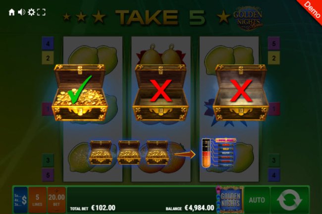Take 5 Golden Nights Bonus by Free Slots 247