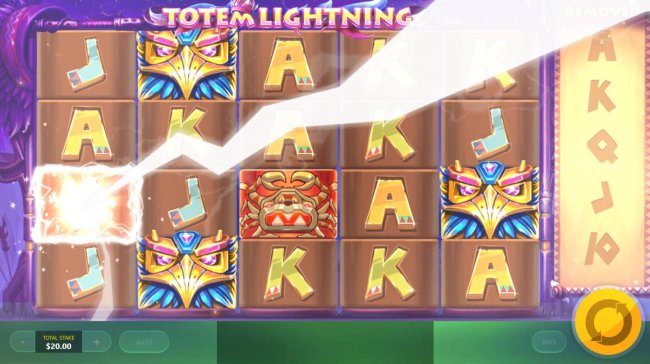 A lightning strike randomly changes symbols into wilds. - Free Slots 247