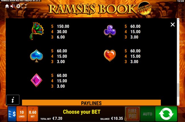 Images of Ramses Book Red Hot Firepot