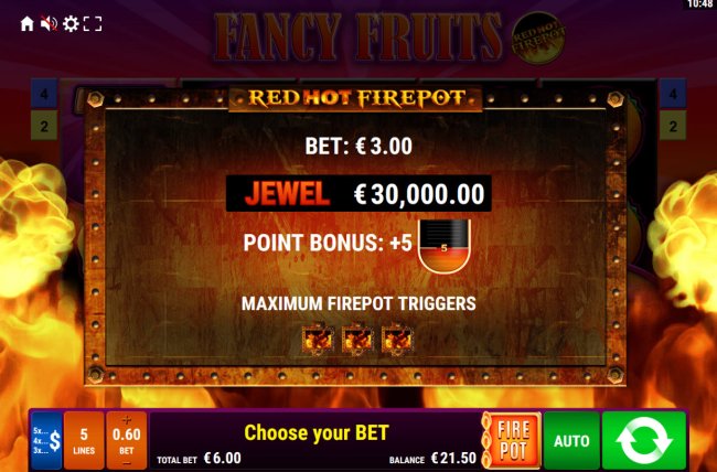 Fancy Fruits Red Hot Firepot screenshot