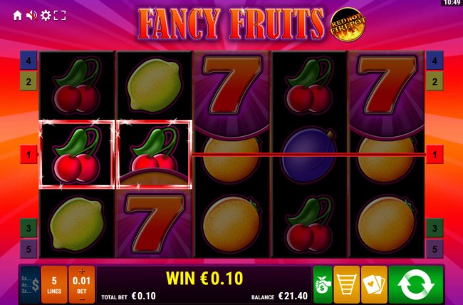 Fancy Fruits Red Hot Firepot by Free Slots 247