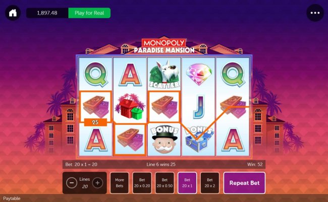 Monopoly Paradise Mansion screenshot