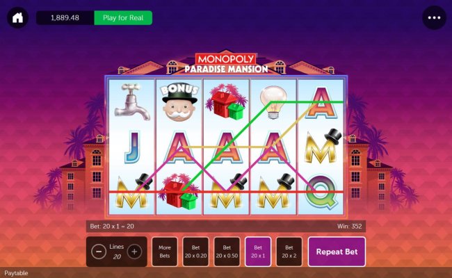 Monopoly Paradise Mansion screenshot