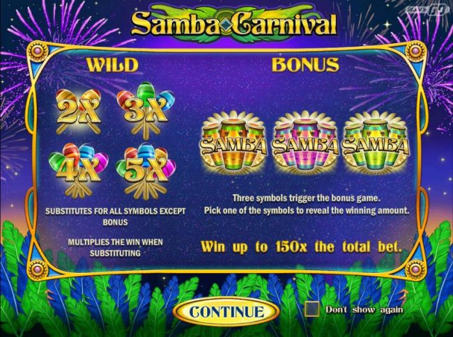 features include wild and bonus. Win up to 150x the total bet. - Free Slots 247