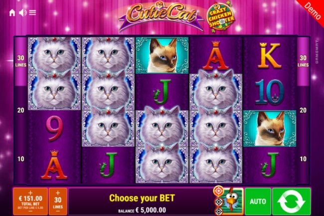 Free Slots 247 image of Cutie Cat Crazy Chicken Shooter