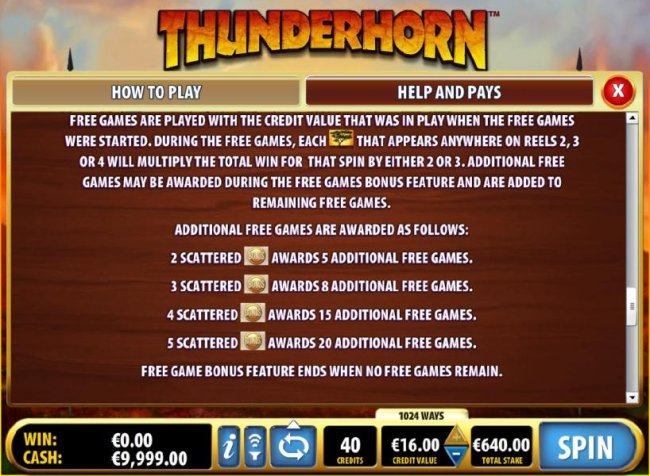 Free Slots 247 image of Thunderhorn
