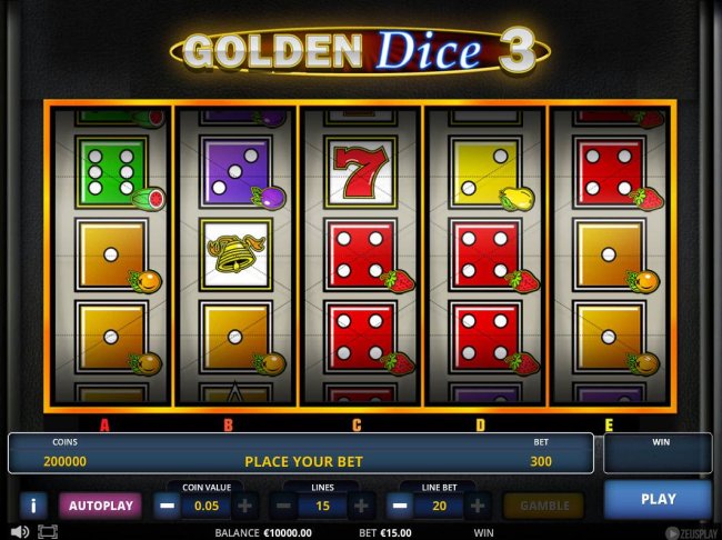 Images of Golden Dice 3