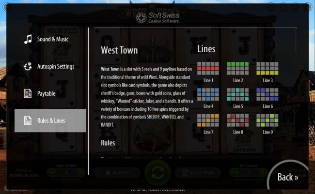 Free Slots 247 image of West Town