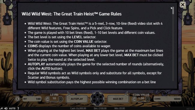 Images of Wild Wild West The Great Train Heist