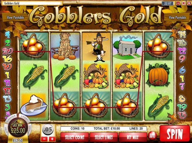 five of a kind triggers a $25 jackpot by Free Slots 247