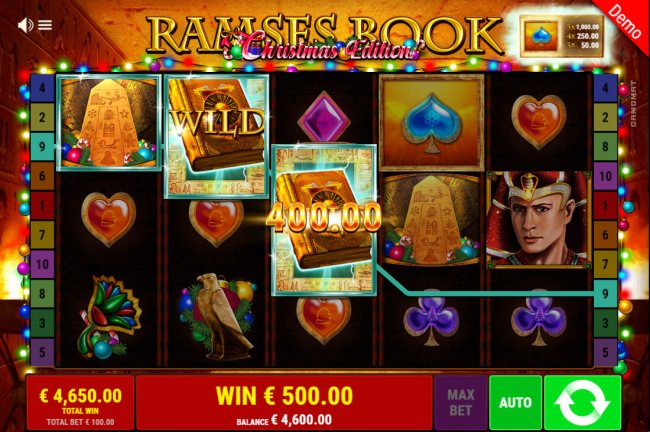 Free Slots 247 image of Ramses Book Christmas Edition