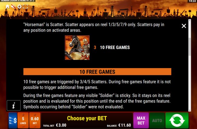 Roman Legion Xtreme by Free Slots 247