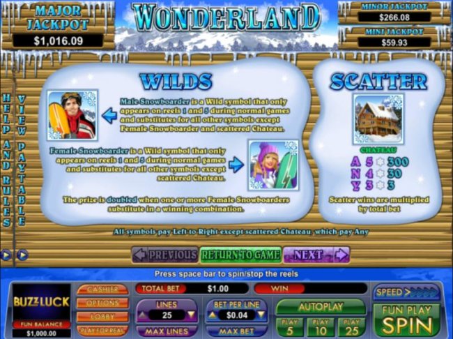 Wonderland screenshot