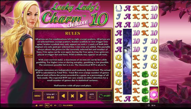 Images of Lucky Lady's Charm Deluxe 10
