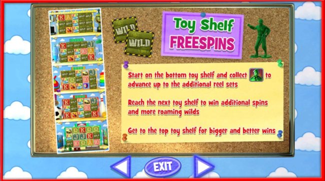 Toy Shelf Free Spins Rules - Free Slots 247