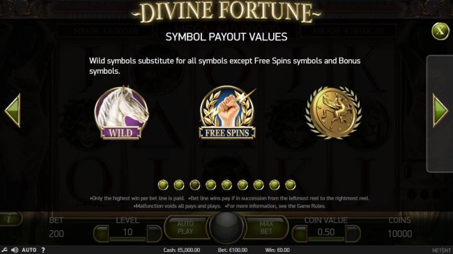 Divine Fortune screenshot