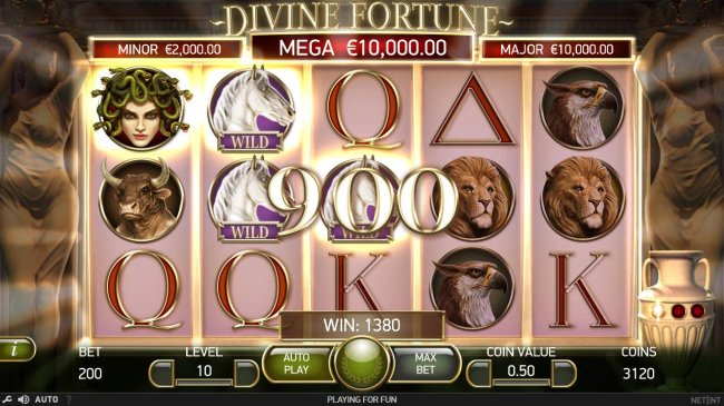 Multiple winning paylines triggers a 1380 coin big win! by Free Slots 247