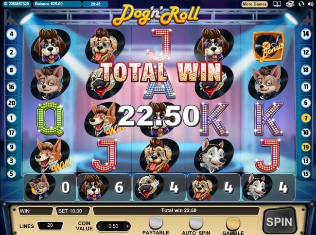 Dog 'n' Roll by Free Slots 247
