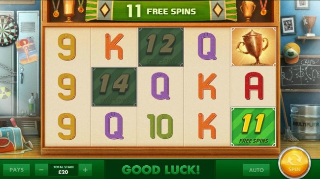 11 free spins awarded from the pick me bonus - Free Slots 247