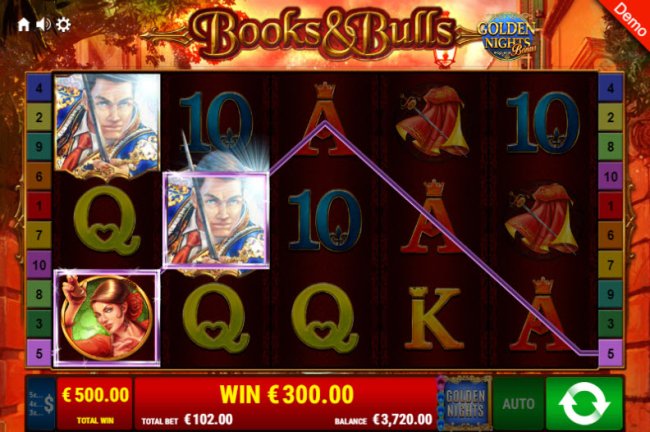 Free Slots 247 image of Books & Bulls Golden Nights Bonus