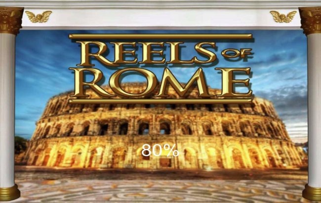Splash screen - game loading - Ancient Roman Empire Theme - Free Slots 247