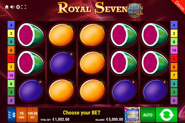 Royal Seven Golden Nights Bonus screenshot