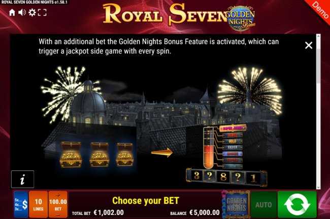 Royal Seven Golden Nights Bonus by Free Slots 247
