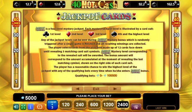 Free Slots 247 image of 40 Hot & Cash