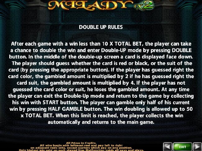 Double Up Gamble Feature Rules - Free Slots 247