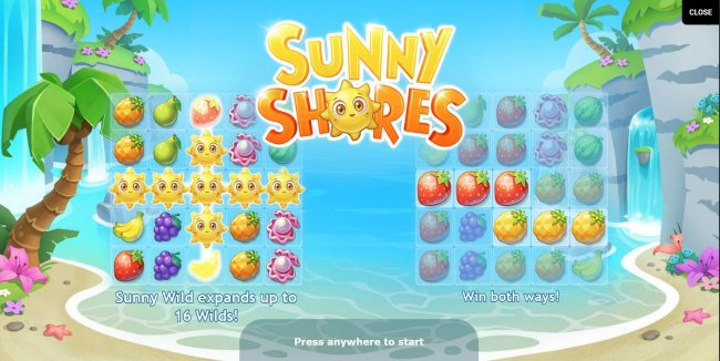 Game features include: Sunny Wilds, expands up to 16 wilds! Win both ways! by Free Slots 247