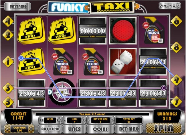Funky Taxi by Free Slots 247