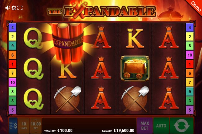 Expanded wild feature activated by Free Slots 247