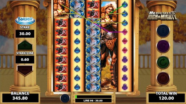 Expanded wild triggers a big win. by Free Slots 247