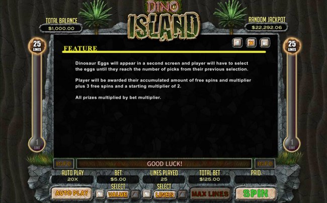 Free Slots 247 image of Dino Island