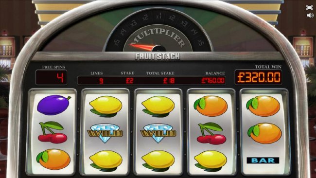 multiple winning paylines triggers a $320 jackpot - Free Slots 247