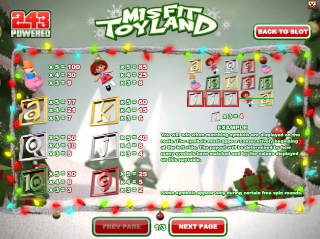 Misfit Toyland by Free Slots 247
