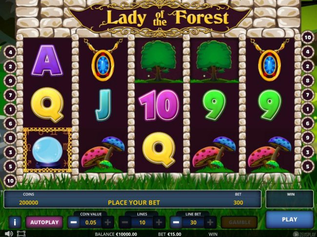 Free Slots 247 image of Lady of the Forest