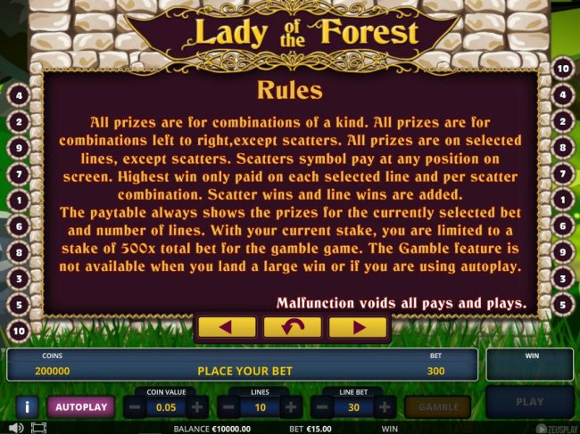 Lady of the Forest screenshot