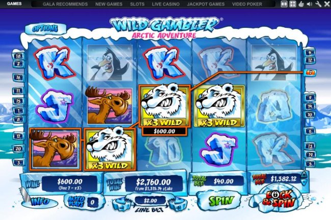 Wild Gambler Artic Adventure screenshot
