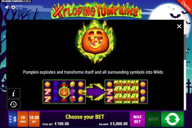 Free Slots 247 image of Xploding Pumpkins