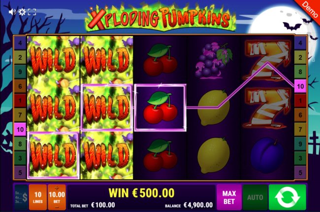 Wild feature triggers multiple winning paylines by Free Slots 247