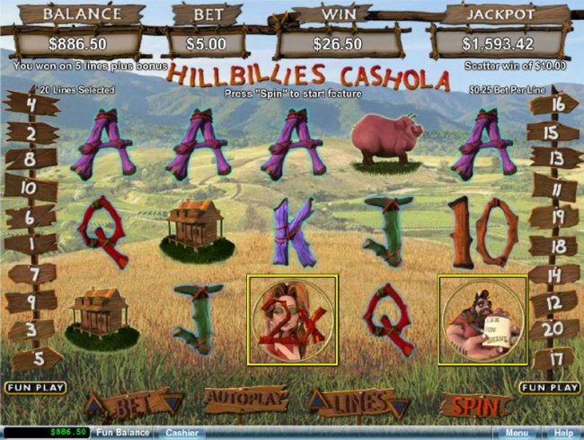 Hillbillies Cashola by Free Slots 247