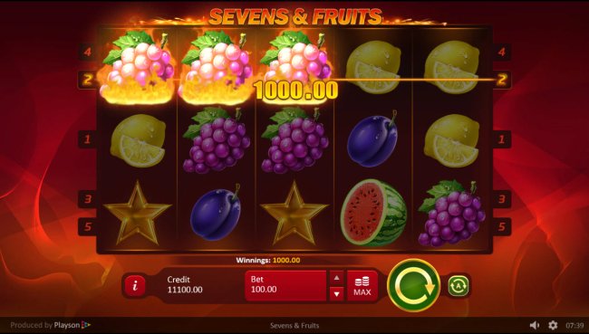 Images of Sevens & Fruits