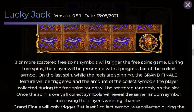 Free Slots 247 image of Lucky Jack Tut's Treasures