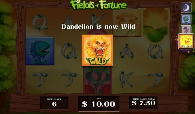 Free Slots 247 - Every time the scatter symbol lands on the reels during the free games, one of the high symbols is changed into a wild.
